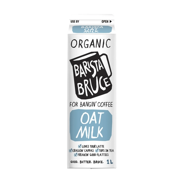 Barista Bruce Organic Oat Milk 1L