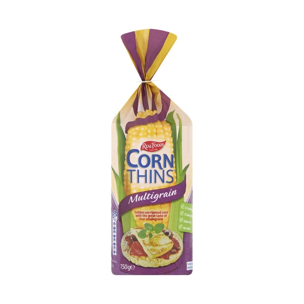 Real Foods Multigrain Corn Thins 150g