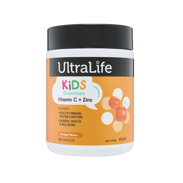 Ultralife Kids Gummies Vitamin C + Zinc 120 pack