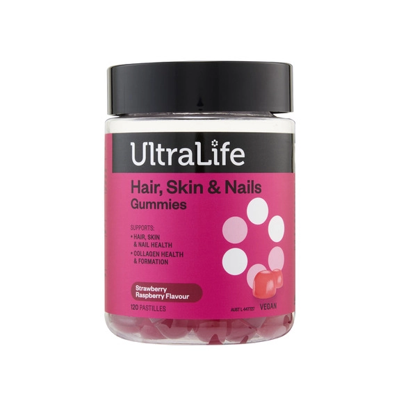 Ultralife Adult Hair Skin Nails Gummies 120 pack