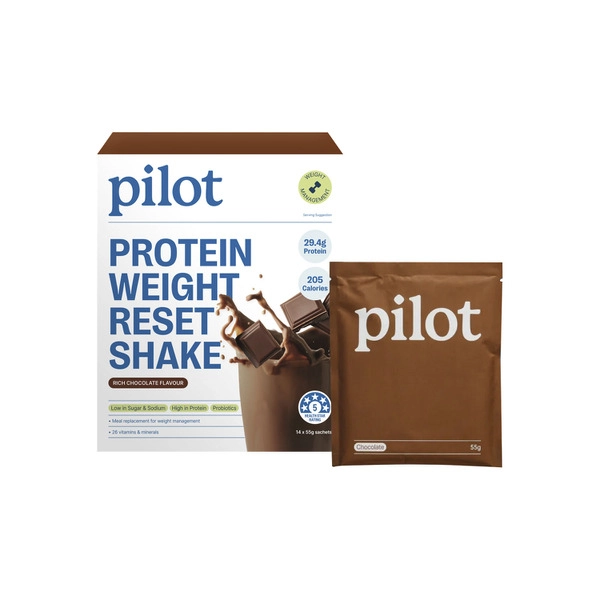 Pilot Protein Weight Reset Shake Rich Chocolate Flavour 770g