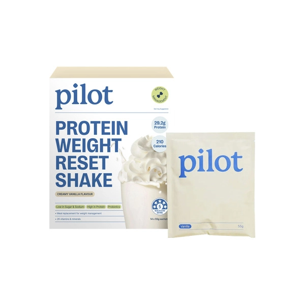 Pilot Protein Weight Reset Shake Creamy Vanilla Flavour 770g