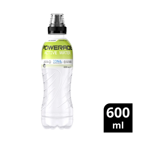 Powerade Active Water POWERADE ACTIVE WATER LEMON LIME 600 ML 