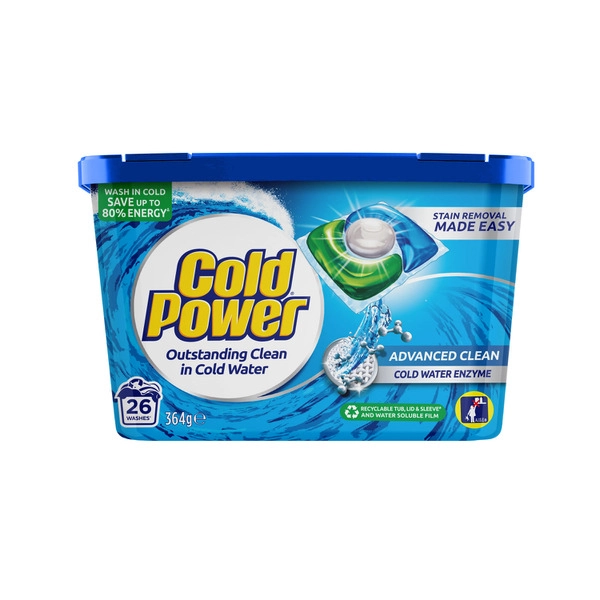 Cold Power Laundry Capsules Regular 26 pack