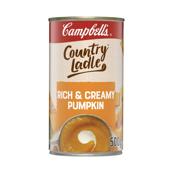 Campbell's Country Ladle Soup Can Rich & Creamy Pumpkin 500g