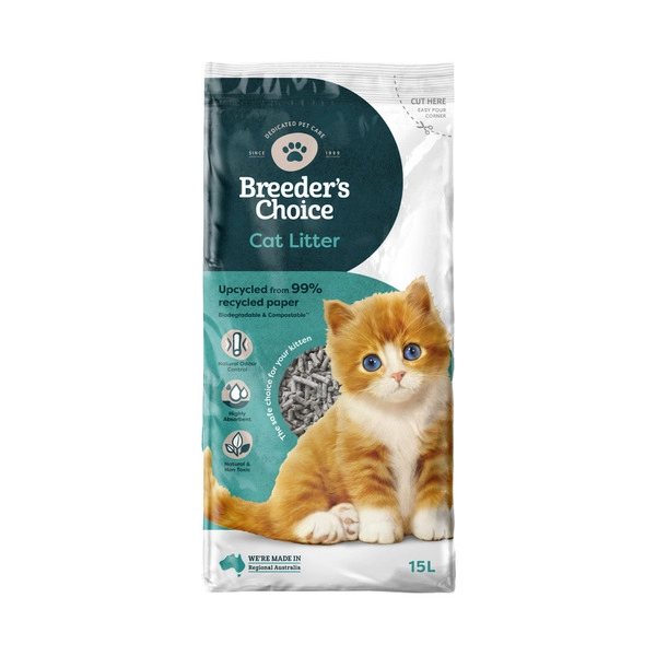 Breeders Choice Cat Litter Paper 15L