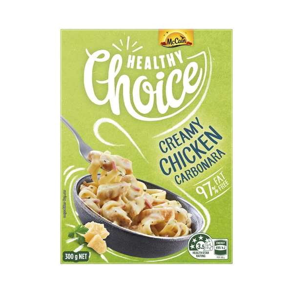 McCain Frozen Healthy Choice Creamy Chicken Carbonara 300g