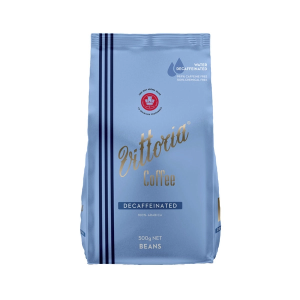 Vittoria Decaf Coffee Beans 500g