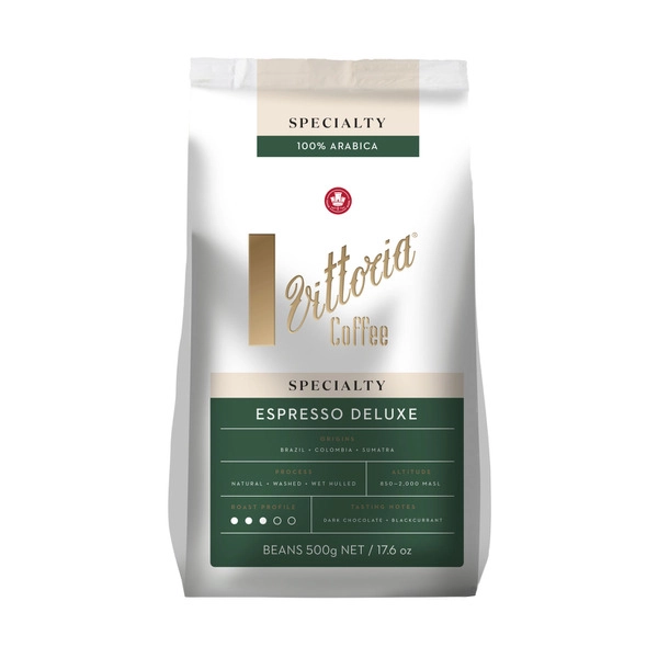 Vittoria Deluxe VITTORIA DELUXE COFFEE BEANS 500G 