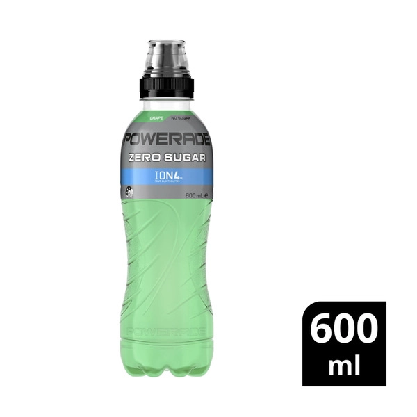 Powerade Sipper Sport POWERADE SPORTS DRINK ZERO GRAPE 600ML 