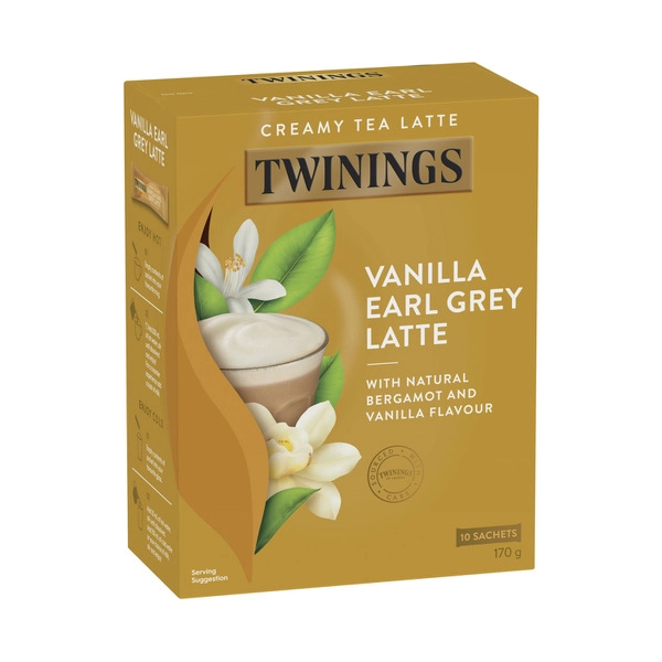 Twinings Vanilla Earl Grey Tea Latte 10 pack