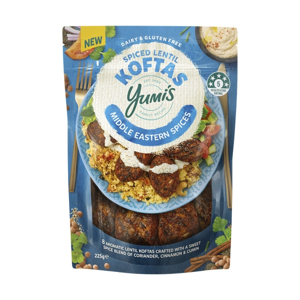 Yumis Spiced Lentil Koftas 225g