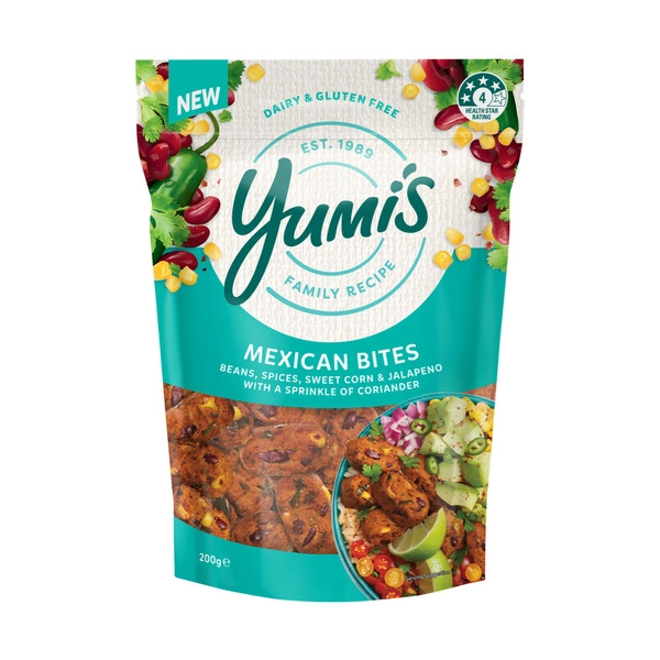 Yumis Veggie Mexican Bites 200g