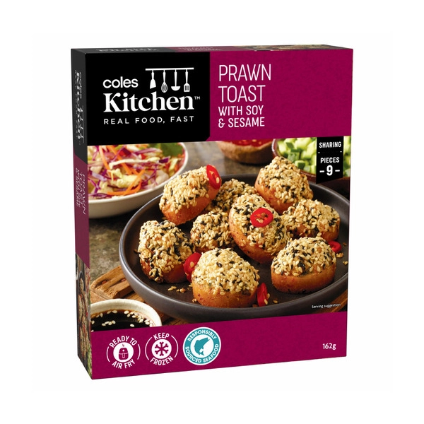 Coles Kitchen Sesame Prawn Toast 162g