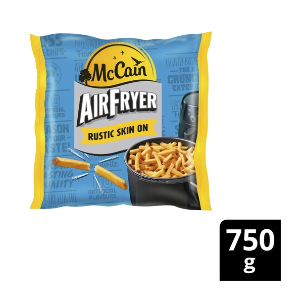 McCain Airfryer Rustic Skin On Chips 750g