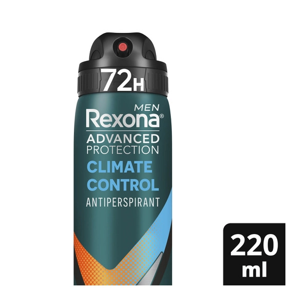 Rexona Men Adv Protection REXONA MEN ADVANCE PROTECTION ANTIPERSPIRANT AEROSOL DEODORANT CLIMATE CONTROL 220 ML 