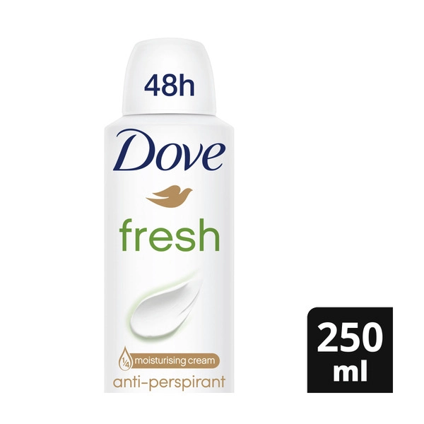 Dove Antiperspirant DOVE ANTIPERSPIRANT AEROSOL DEODORANT FRESH 250 ML 