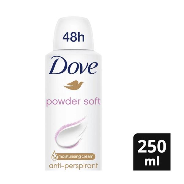 Dove Antiperspirant DOVE ANTIPERSPIRANT AEROSOL DEODORANT POWDER 250 ML 