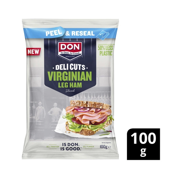 Don Deli Cuts Virginian Ham 100g