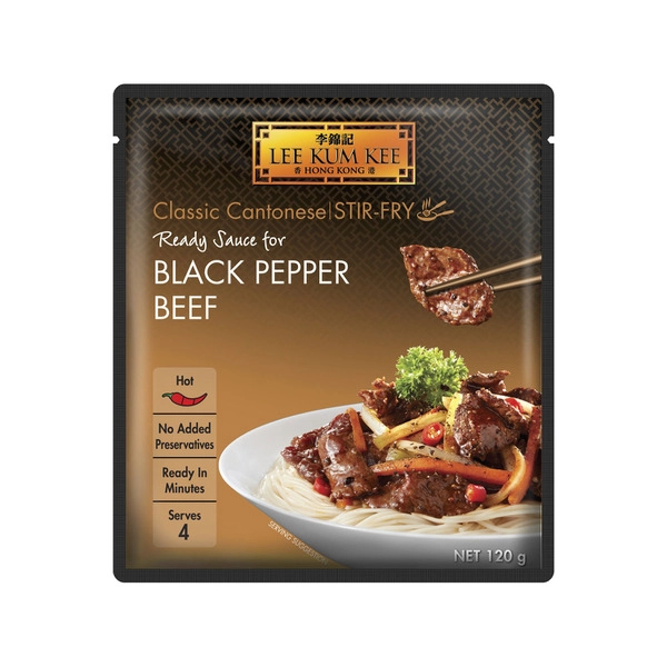 Lee Kum Kee Ready Sauce Black Pepper Beef 120g