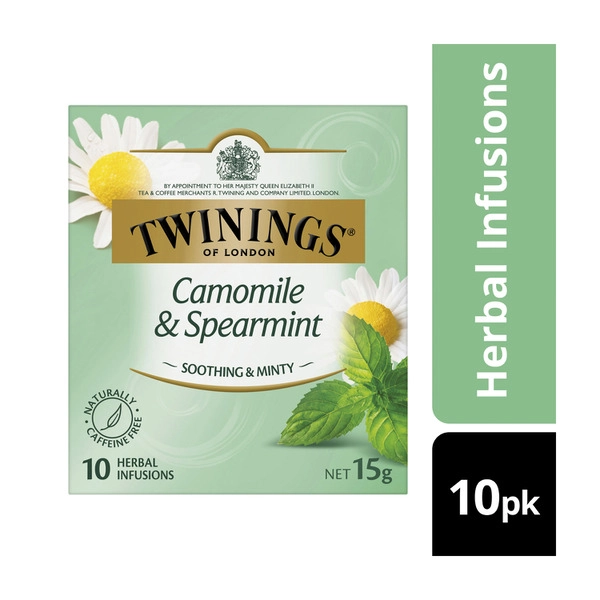 Twinings Chamomile & Spearmint Herbal Infusions Tea Bags 10 pack 15g