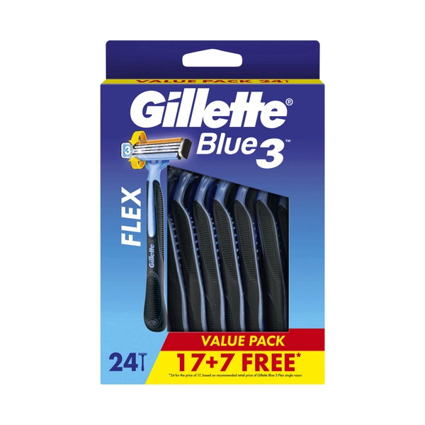 Gillette Blue3 Disposables Razors 24 pack