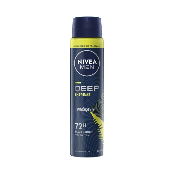 Nivea Men Deep Sport Antiperspirant Aerosol Deodorant 250mL