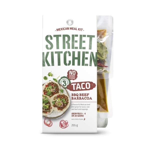 Street Kitchen Mexico Barbacoa Bbq Beef Scratch Kit 255g