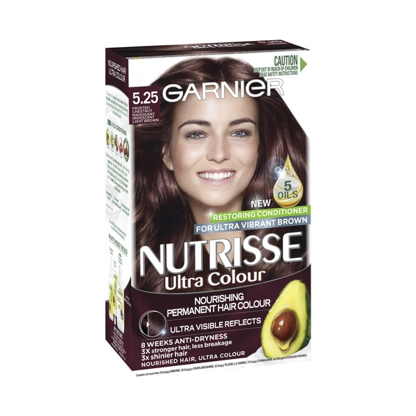 Garnier Nutrisse 5.25 GARNIER NUTRISSE HAIR COLOUR 5.25 FROSTED CHESTNUT 1 PACK 