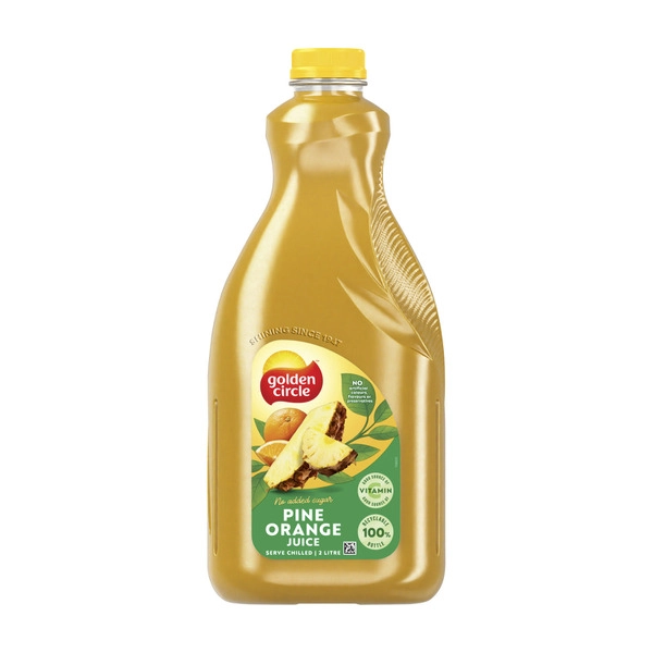 Golden Circle 100% Pine Orange No Added Sugar Juice Pineapple Fruit Juice 2L