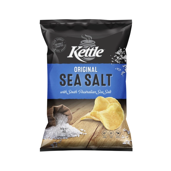 Kettle  Potato KETTLE POTATO CHIPS:SEA SALT:.:165 GRAM 