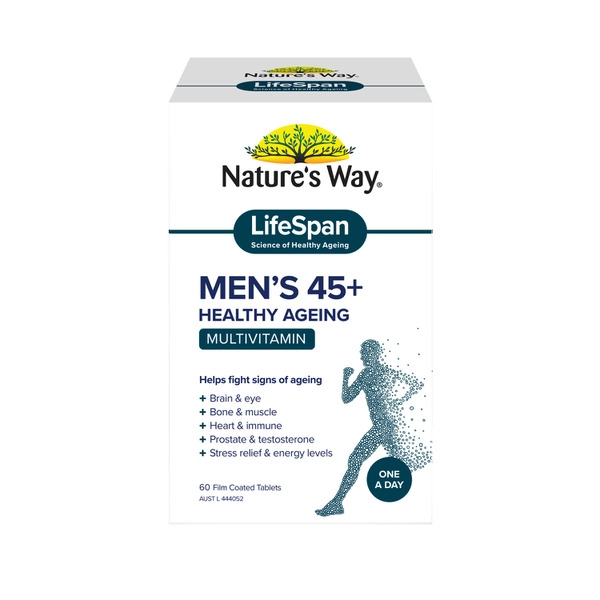 Natures Way Life Span Multi Mens 45+ 60 pack