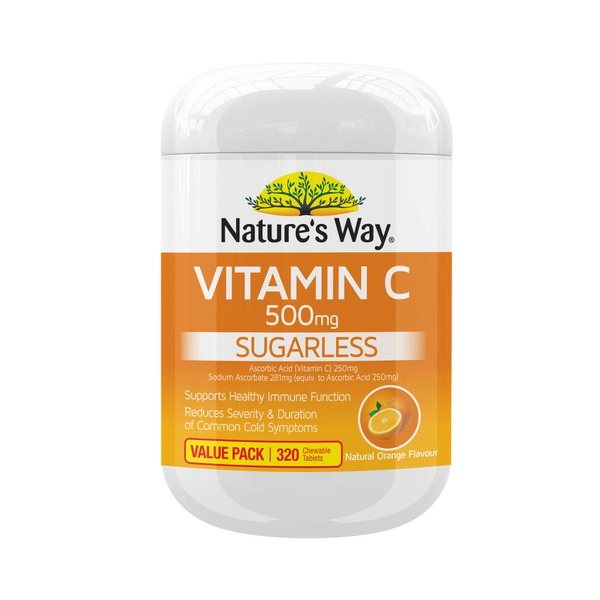 Natures Way Vitamins C 500Mg Chewable 320 pack