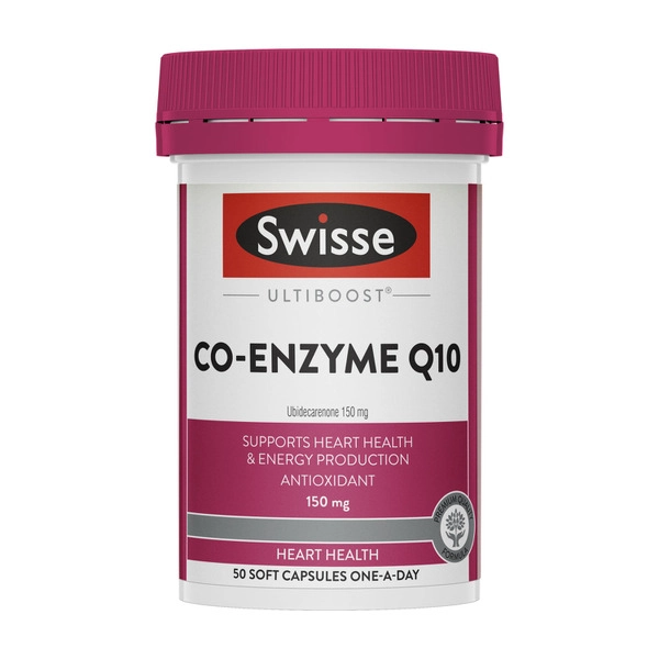 Swisse Ultiboost SWISSE ULTIBOOST COQ10 150MG 50PK 