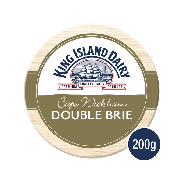 King Island Dairy Cape Wickham Double Brie 200g