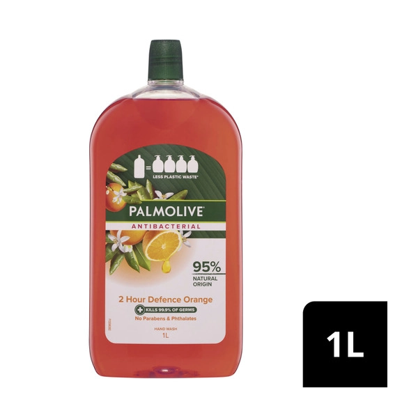 Palmolive Hand Wash Refill Antibacterial Defence Orange 1L