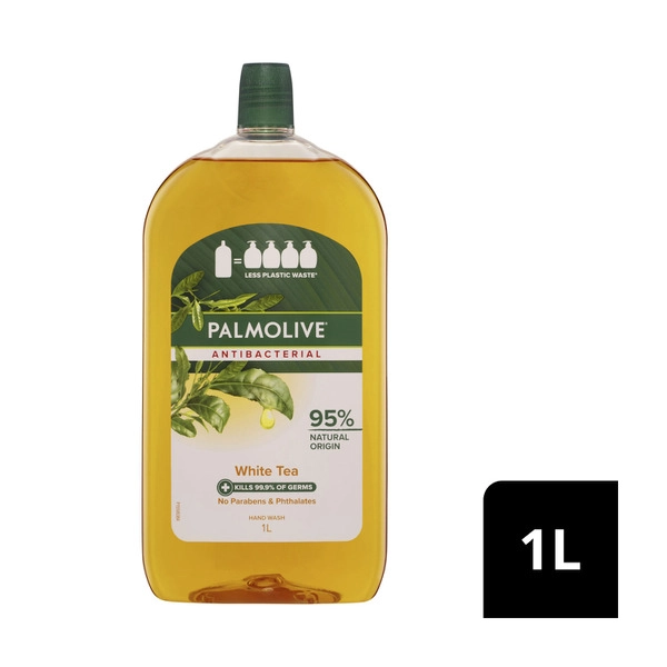 Palmolive Hand Wash Refill Antibacterial White Tea 1L