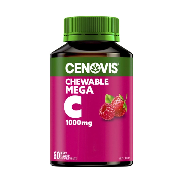 Cenovis Chewable Mega C 1000mg Berry 60 pack