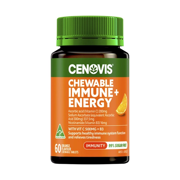 Cenovis Chewable Immune + Energy 60 pack