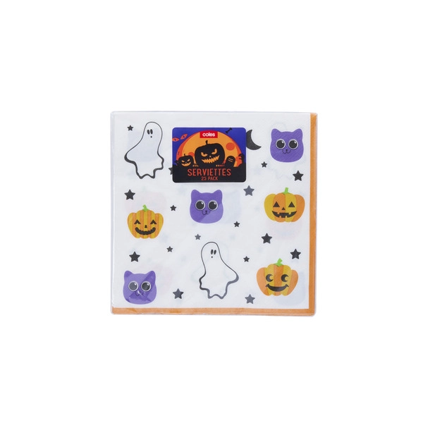 Coles Halloween Serviette 25 pack