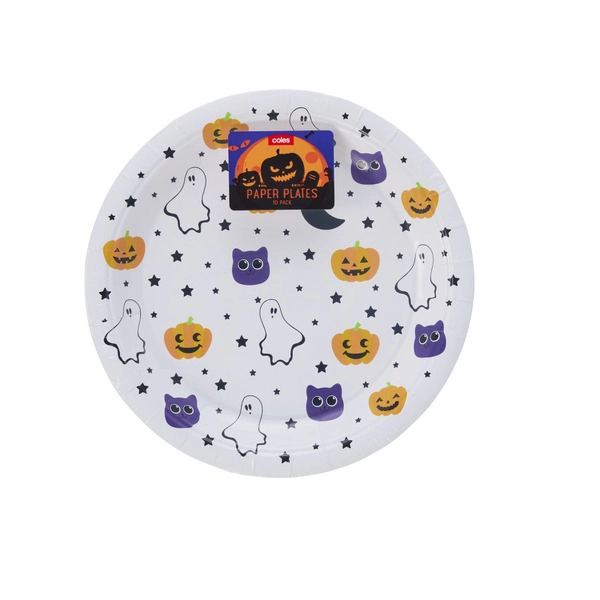 Coles Halloween Paper Plate 10 pack