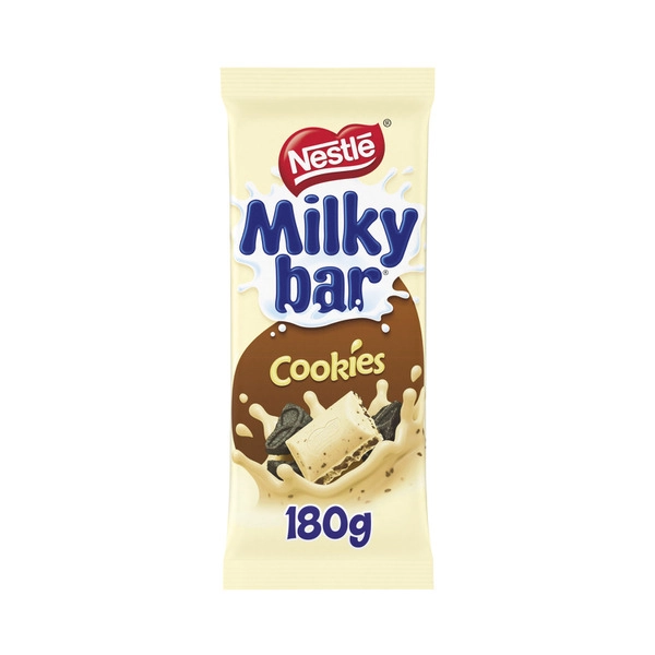 Nestle Chocolate MILKYBAR COOKIES & CREAM WHITE CHOC BLOCK:.:170 GRAM 