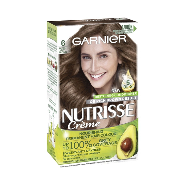 Garnier Nutrisse 6 Acorn Permanent Hair Colour 1 pack