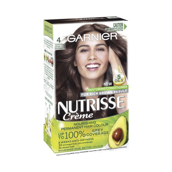 Garnier Nutrisse 4 GARNIER NUTRISSE HAIR COLOUR:TAMARIND:.:1 PACK 