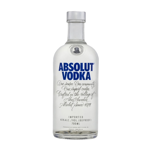 Absolut Vodka 700mL 1 Each