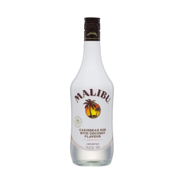 Malibu Caribbean White Rum 700mL 1 Each