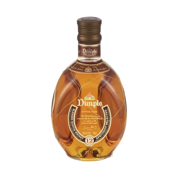 Dimple 12YO Blended Scotch Whisky 700mL 1 Each