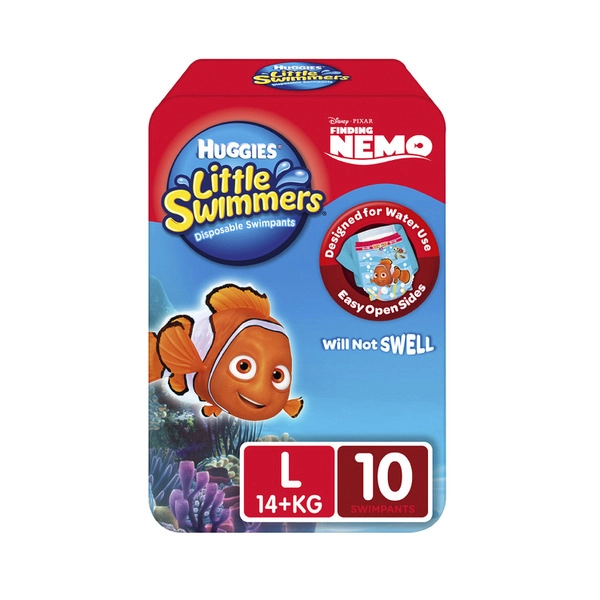 Huggies Little Swimmers Swim Nappies Large (14+kg) 10 pack