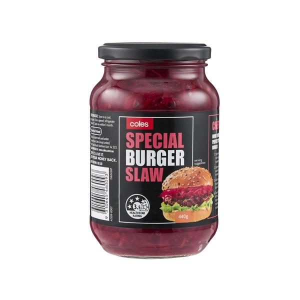 Coles Special Burger Slaw 440g