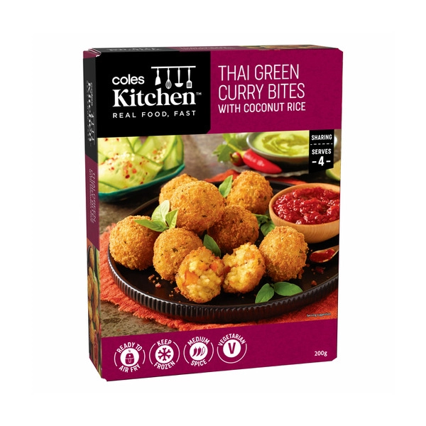 Coles Kitchen Thai Green Pumpkin Bites 200g